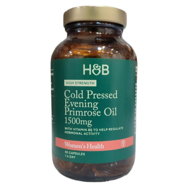 High Strength Cold Pressed Evening Primrose Oil, 1500mg - 60 caps