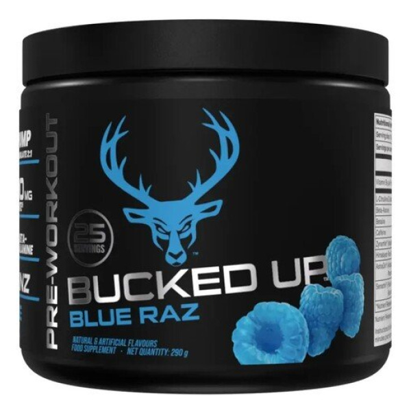 Bucked Up Pre-Workout, Blue Raz - 290g