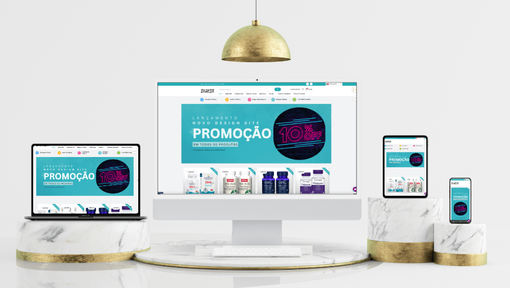 Remodelação do Website Shaker