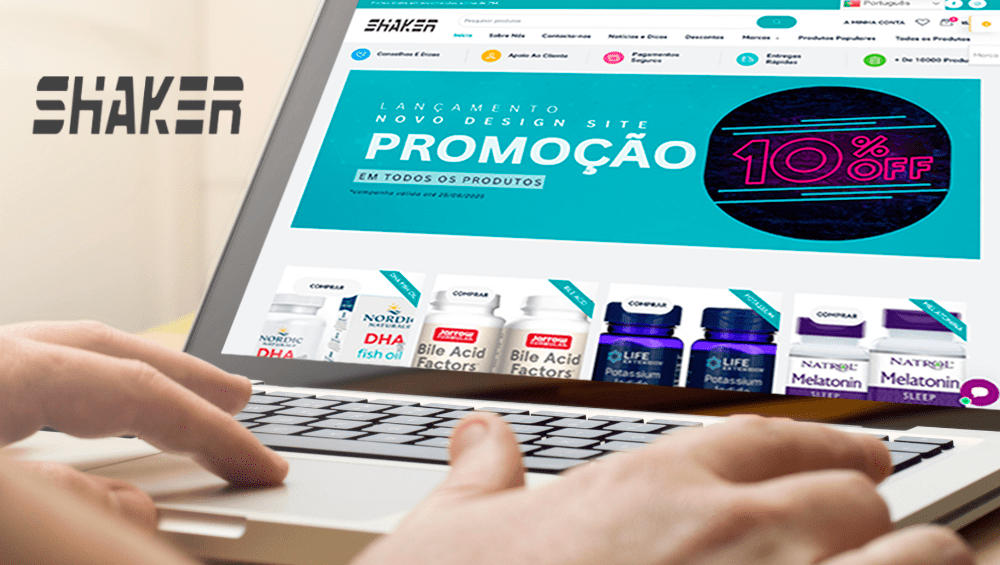 Remodelação do Website Shaker