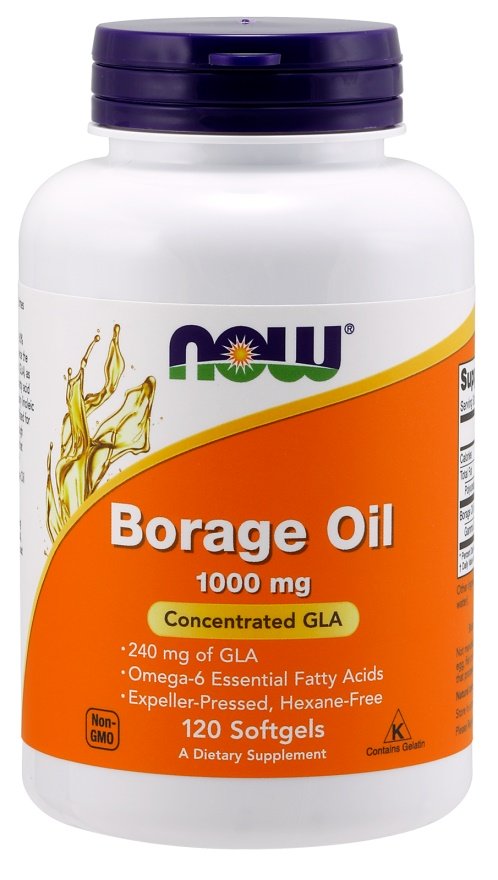 Borage Oil, 1000mg - 120 softgels