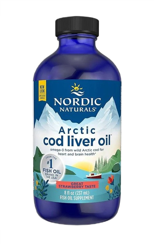 Arctic Cod Liver Oil, 1060mg Strawberry - 237 ml.