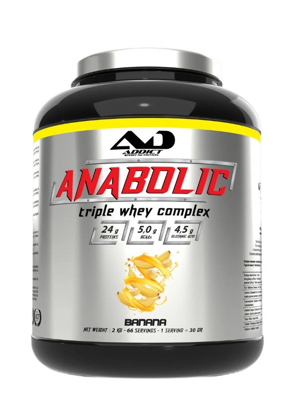 Anabolic Triple Whey Complex, Banana - 2000g