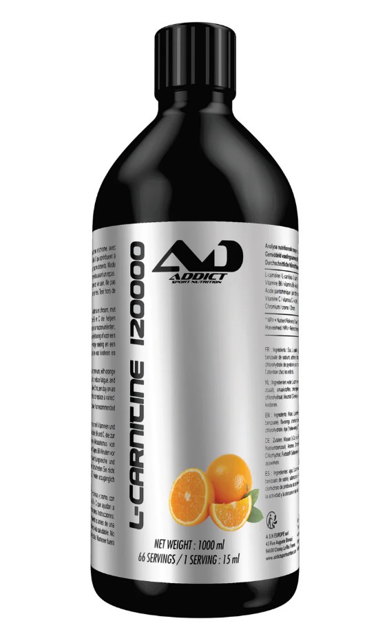 L-Carnitine 120000, Tropical Orange - 1000 ml.