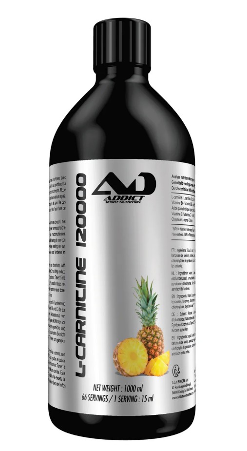 L-Carnitine 120000, Tropical Pineapple - 1000 ml.