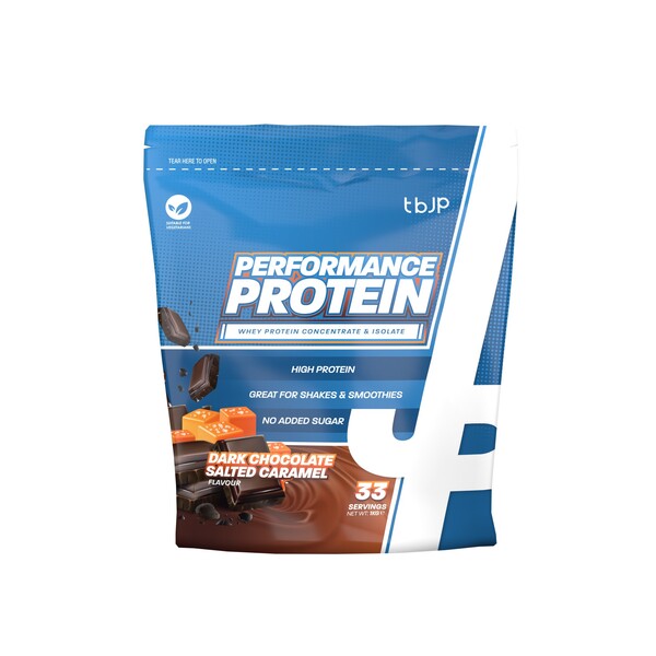 Performance Protein, Dark Chocolate Salted Caramel - 1000g