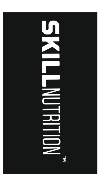 Skill Nutrition Towel, Black & White - 120 x 80cm