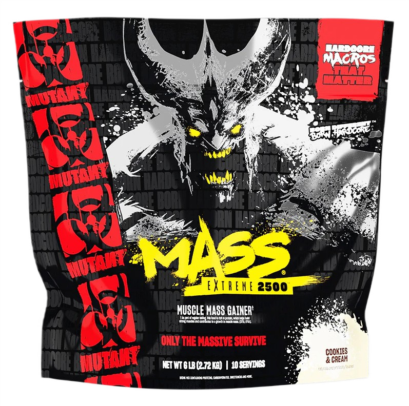 Mutant Mass Extreme 2500, Cookies & Cream - 2720g