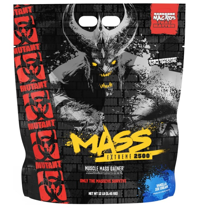 Mutant Mass Extreme 2500, Vanilla Ice Cream - 5450g