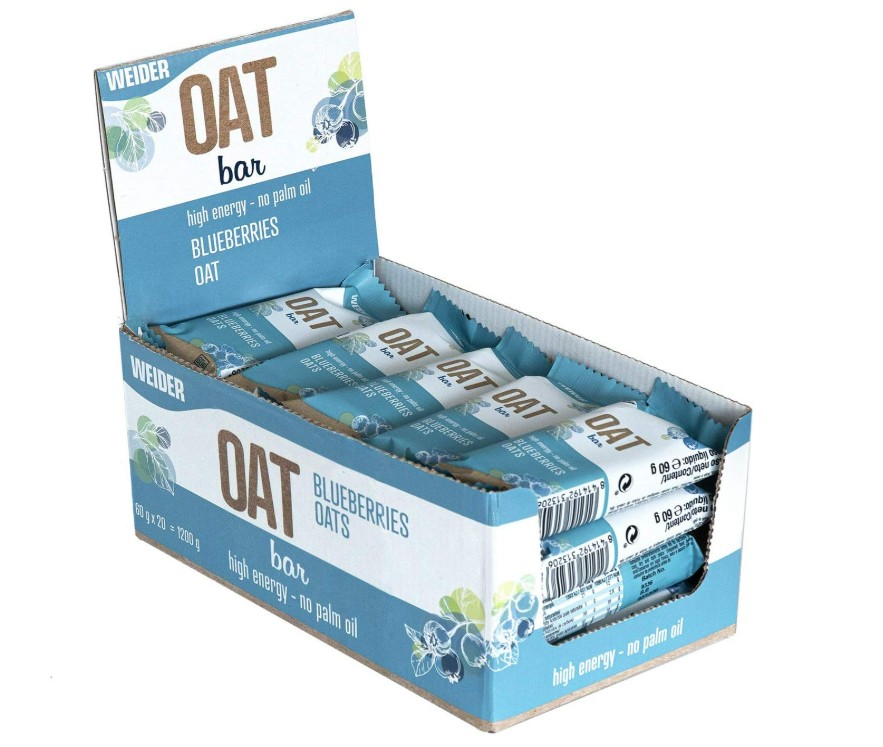 High Energy Oat Bar, Blueberries - 20 x 60g