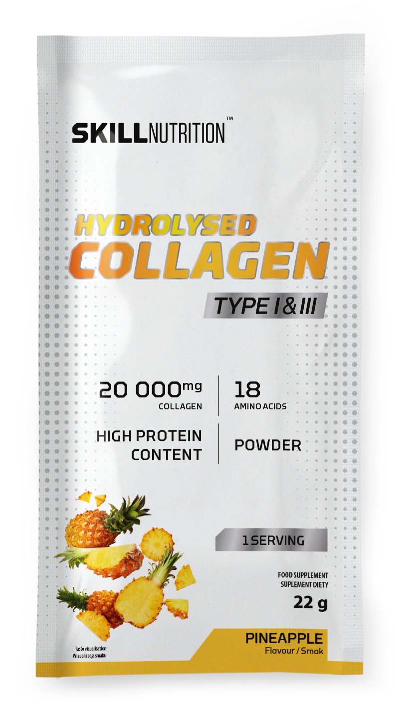 Hydrolysed Collagen Type I & III, Pineapple - 22g (1 serving)