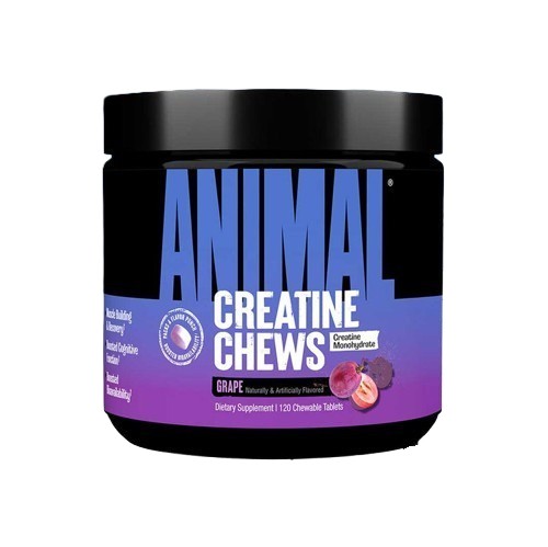 Animal Creatine Chews, Grape - 120 chewable tablets