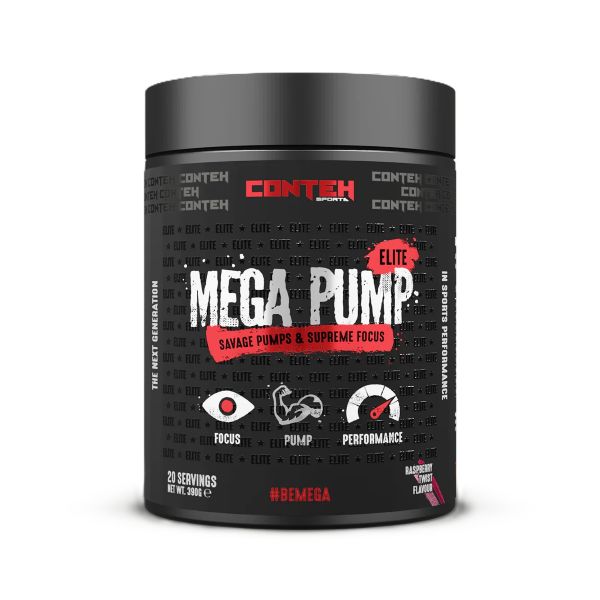 Mega Pump Elite, Raspberry Twist - 390g