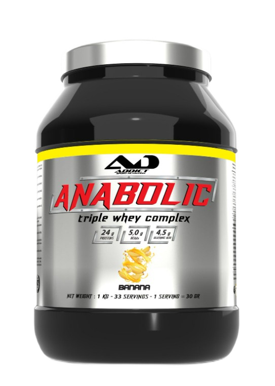 Anabolic Triple Whey Complex, Banana - 1000g