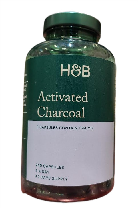 Activated Charcoal, 1560mg - 240 caps