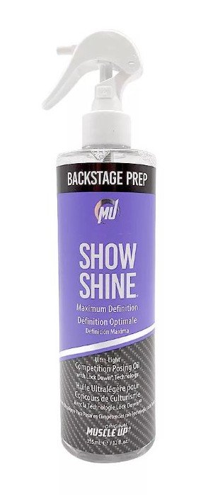 Show Shine, Maximum Definition Ultra Light Competition Posing Oil Spray - 355 ml.