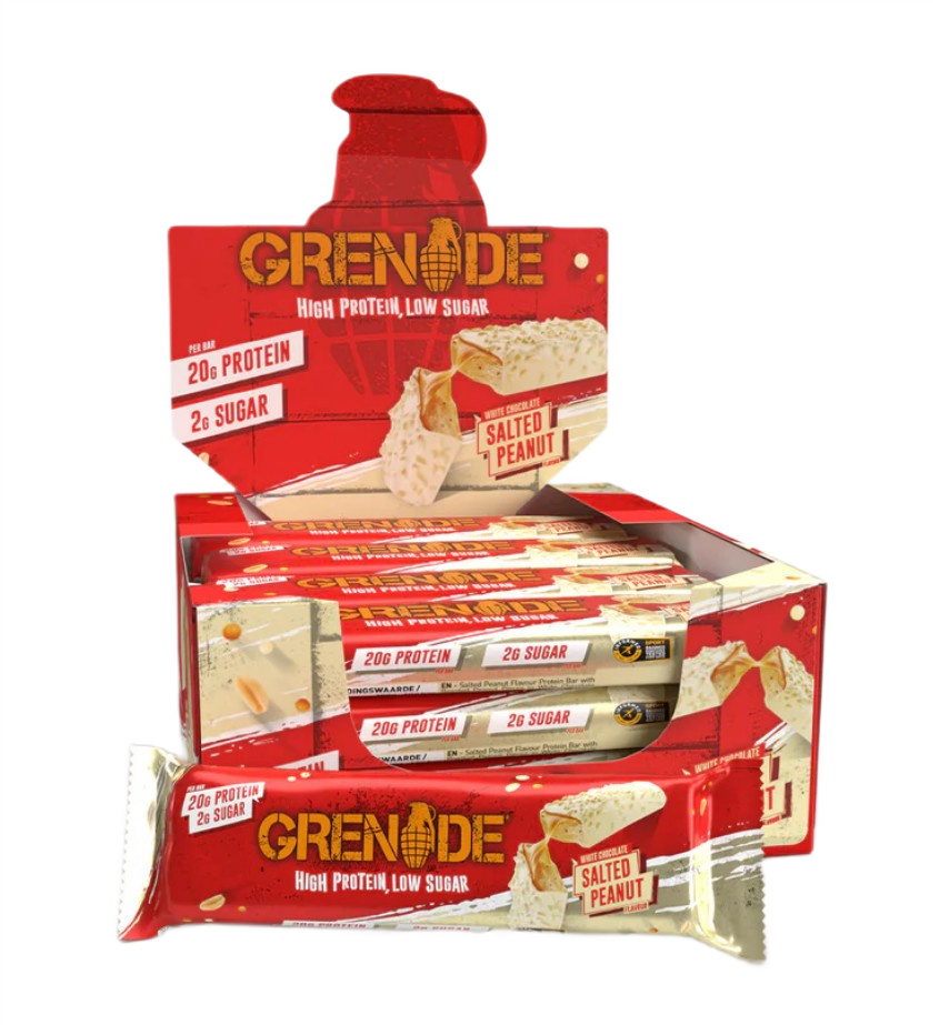 Protein Bars, White Chocolate Salted Peanut (EAN 5060221208123) - 12 x 60g