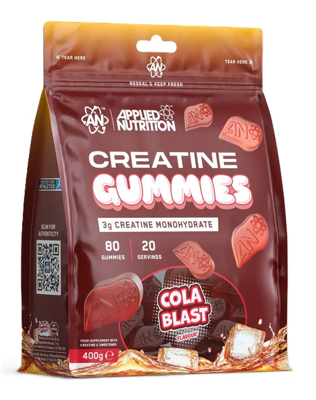 Creatine Gummies, Cola Blast - 80 gummies
