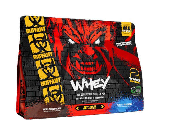 Mutant Whey, Triple Chocolate & Vanilla Ice Cream - 1800g