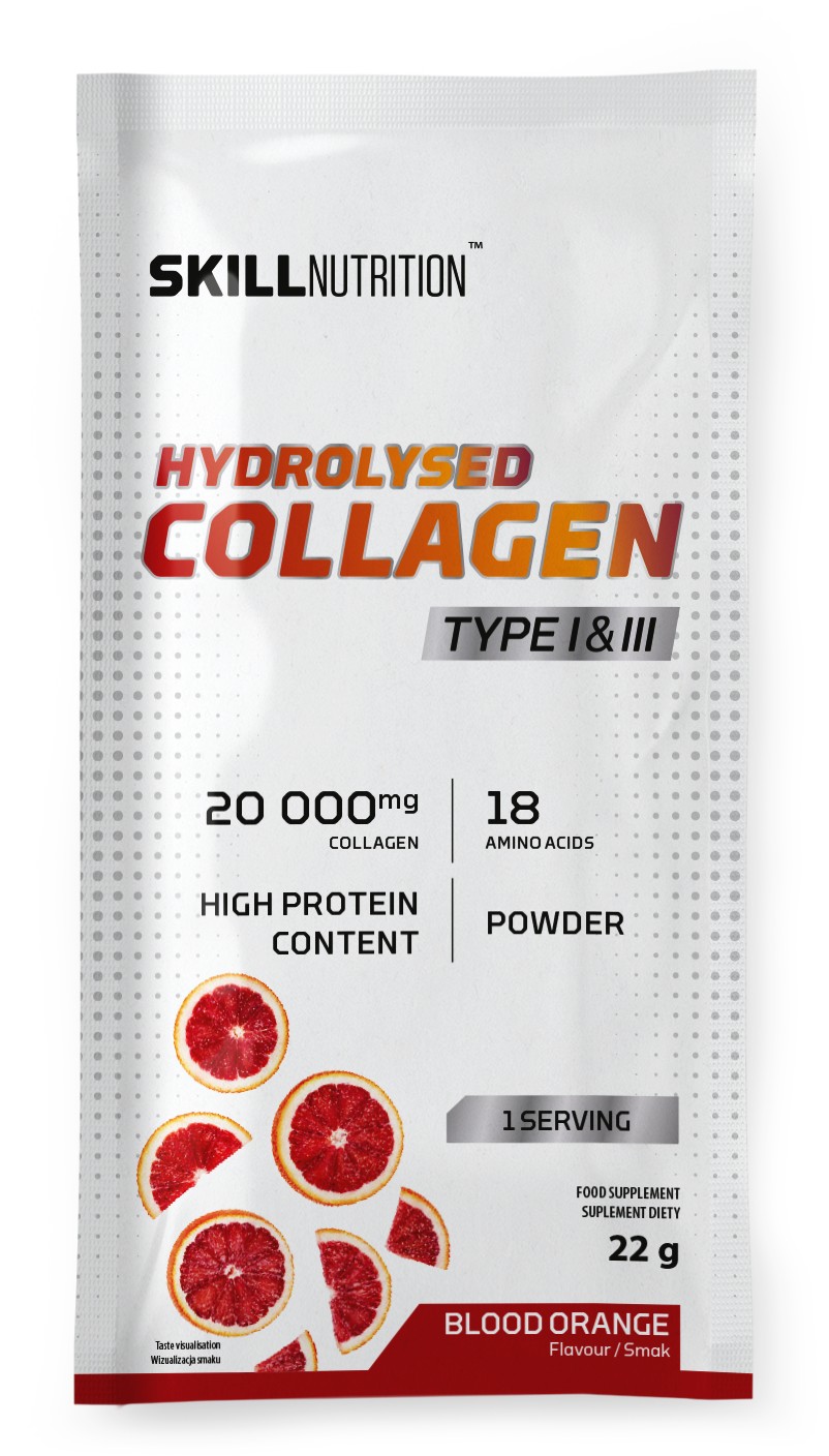 Hydrolysed Collagen Type I & III, Blood orange - 22g (1 serving)