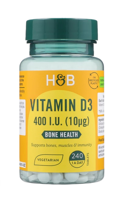 Vitamin D3, 10mcg - 240 tablets