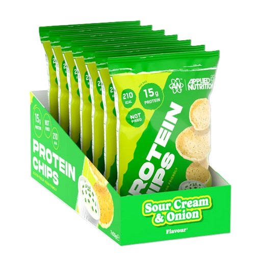 Protein Chips, Sour Cream & Onion - 7 x 50g