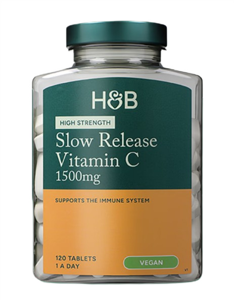 High Strength Slow Release Vitamin C, 1500mg - 120 tablets
