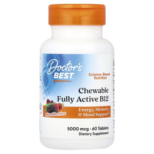 Chewable Fully Active B12, Mixed Berries - 60 tabs