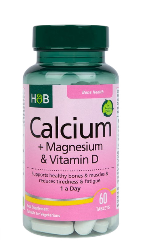 Calcium + Magnesium & Vitamin D - 60 tablets