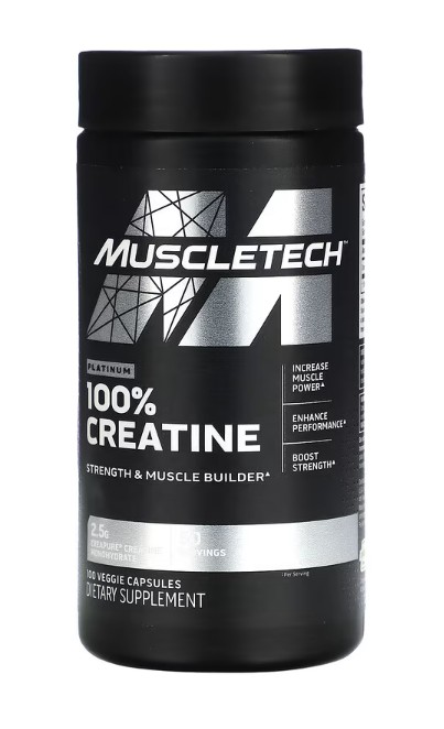 Platinum 100% Creatine - 100 vcaps