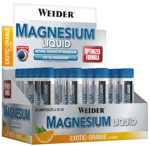 Magnesium Liquid, Exotic-Orange - 20 x 25 ml.