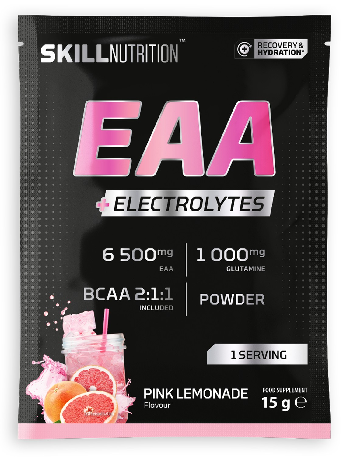 EAA + Electrolytes, Pink Lemonade  - 15g (1 serving)