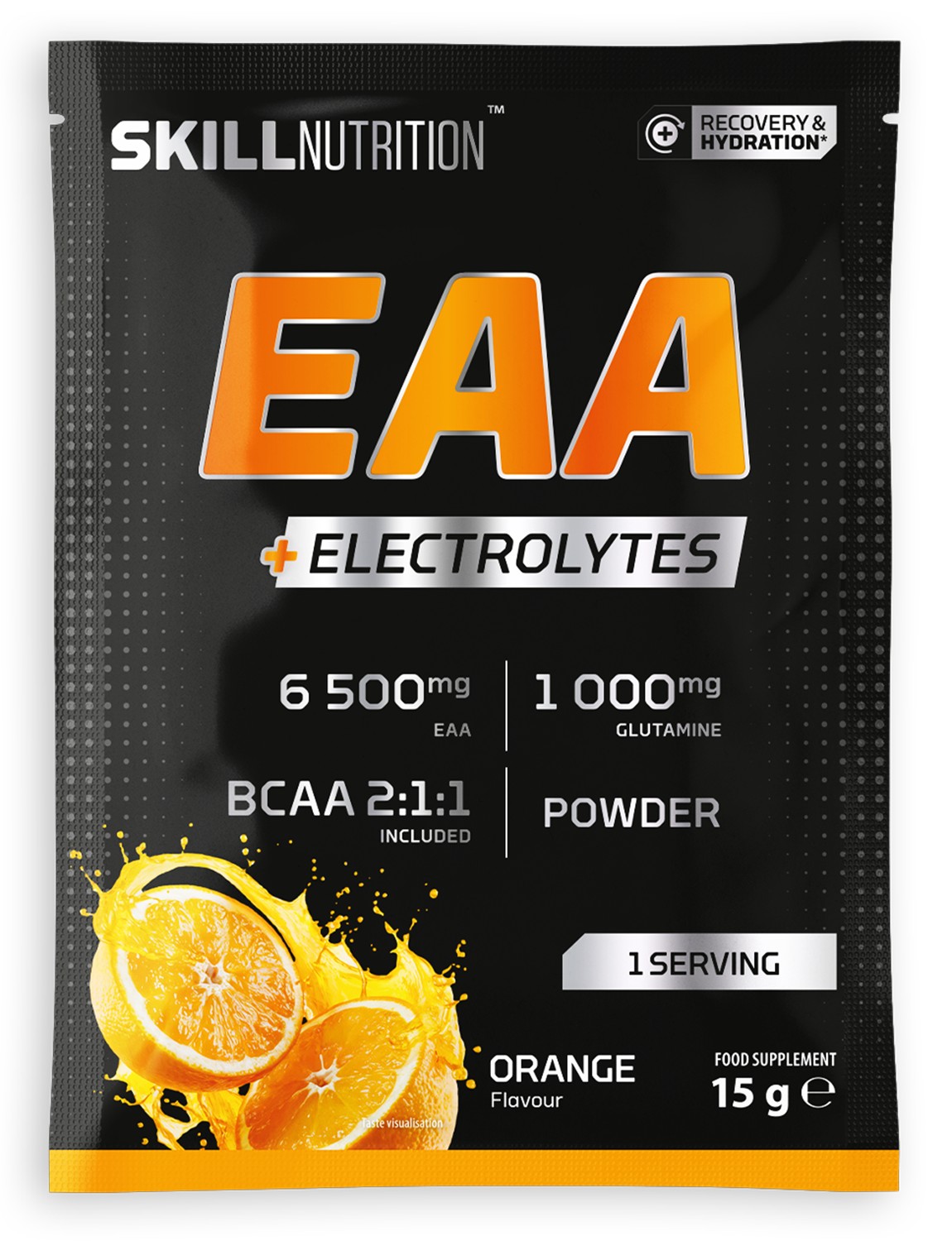 EAA + Electrolytes, Orange  - 15g (1 serving)