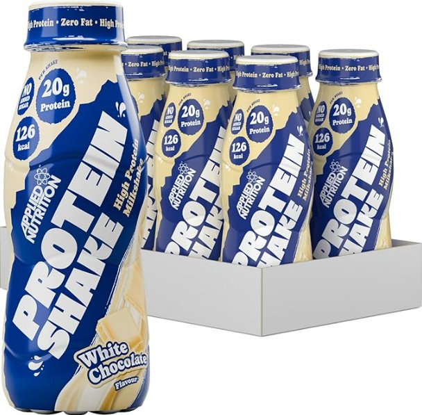 High Protein Shake, White Chocolate (EAN 05056555202104) - 8 x 330 ml.