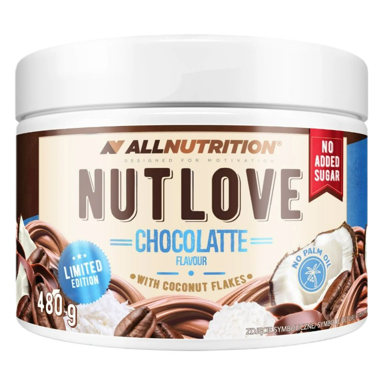 Nutlove, Chocolatte with Coconut Flakes - 480g