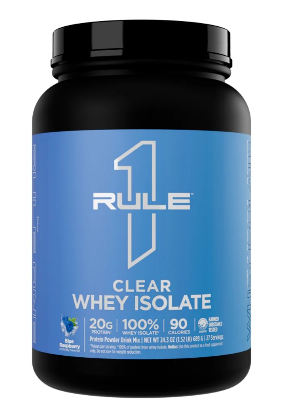 Clear Whey Isolate, Blue Raspberry - 689g