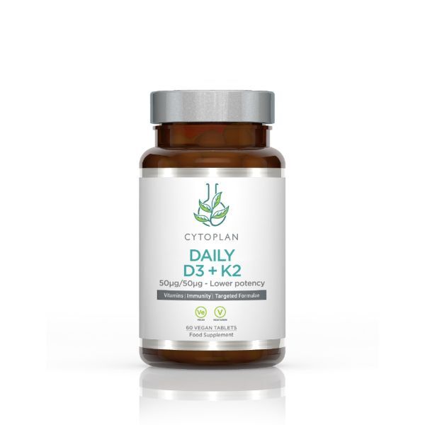 Daily D3 + K2 - 60 vegan tabs