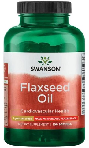 Flaxseed Oil, 1000mg - 100 softgels