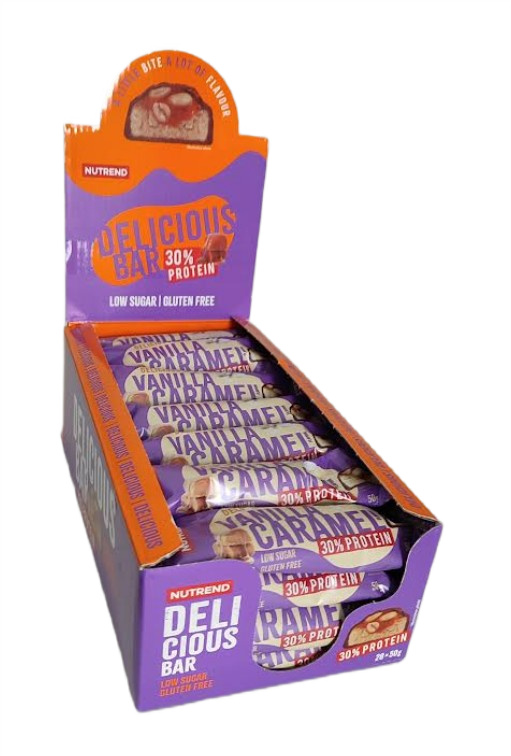 Delicious Protein Bar, Vanilla Caramel - 28 x 50g