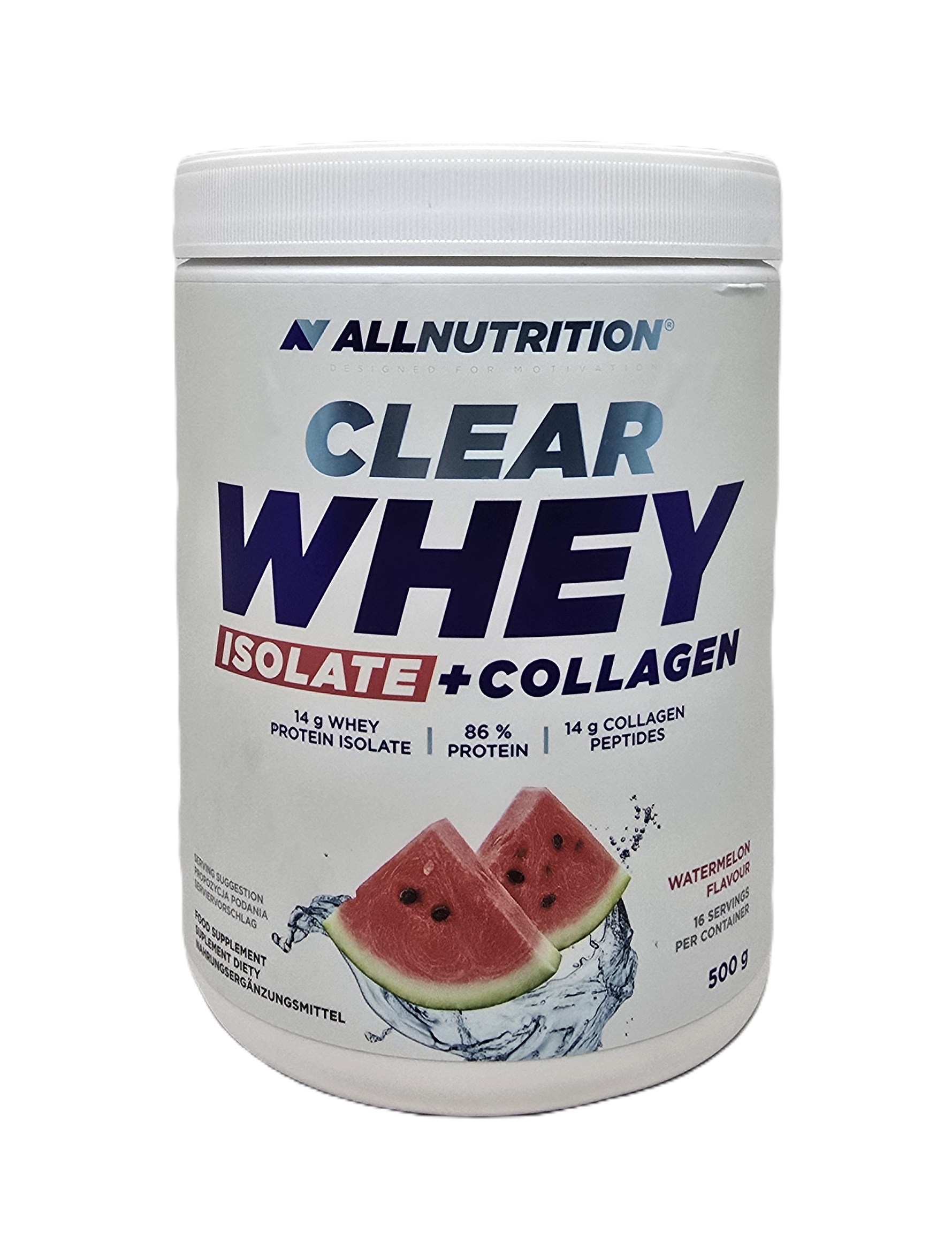 Clear Whey Isolate + Collagen, Watermelon - 500g