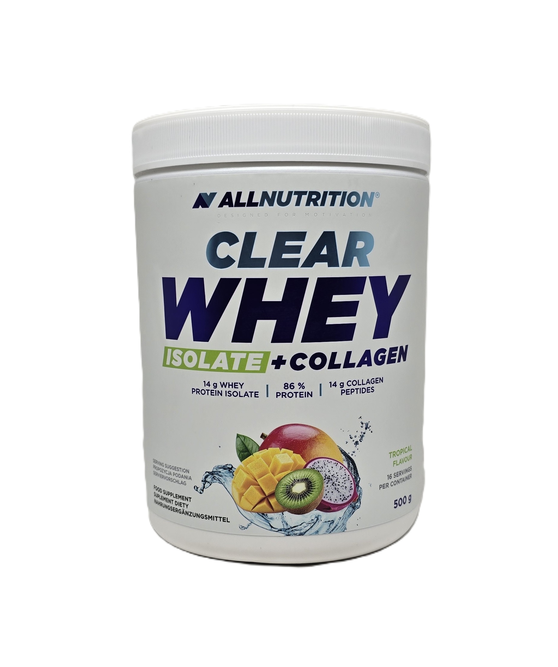 Clear Whey Isolate + Collagen, Tropical - 500g