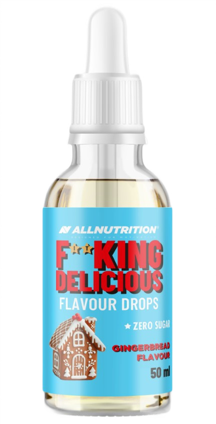 Fitking Delicious Flavour Drops, Gingerbread - 50 ml.
