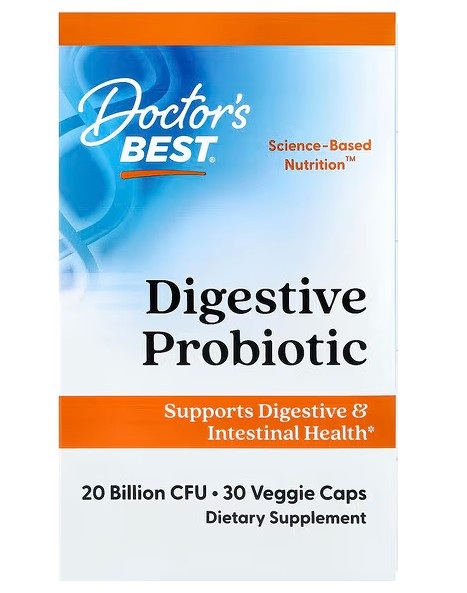 Digestive Probiotic, 20 Billion CFU - 30 vcaps