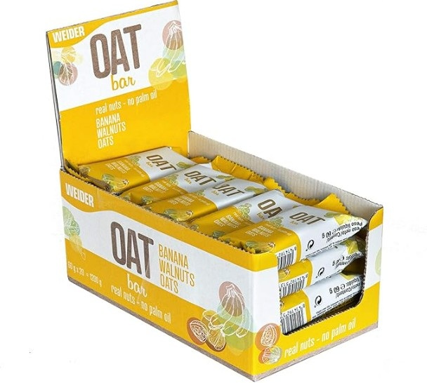 Oat Bar, Banana Walnuts - 20 x 60g