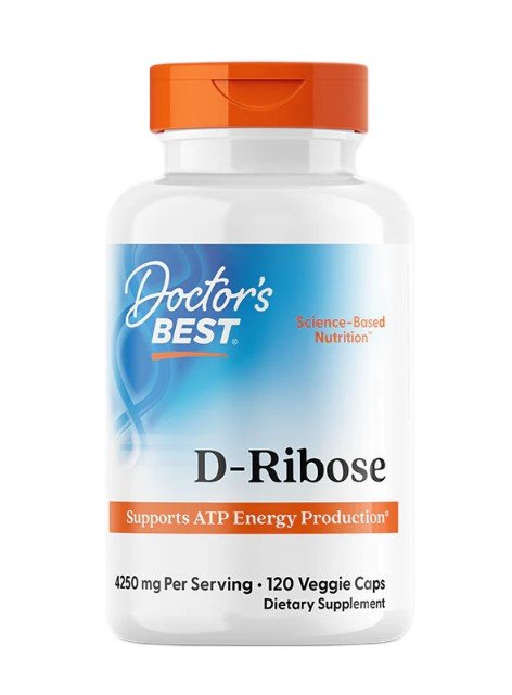 D-Ribose, 4250mg - 120 vcaps