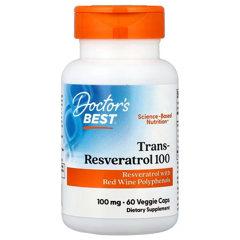 Trans-Resveratrol 100, 100mg - 60 vcaps