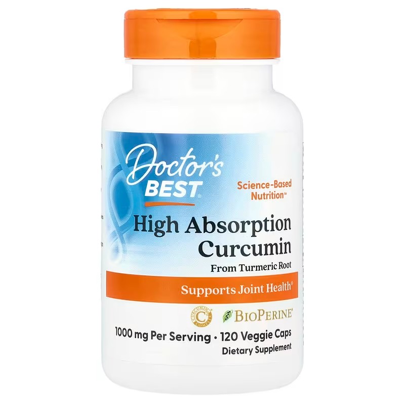 High Absorption Curcumin From Turmeric Root with C3 Complex & BioPerine, 1000mg - 120 vcaps