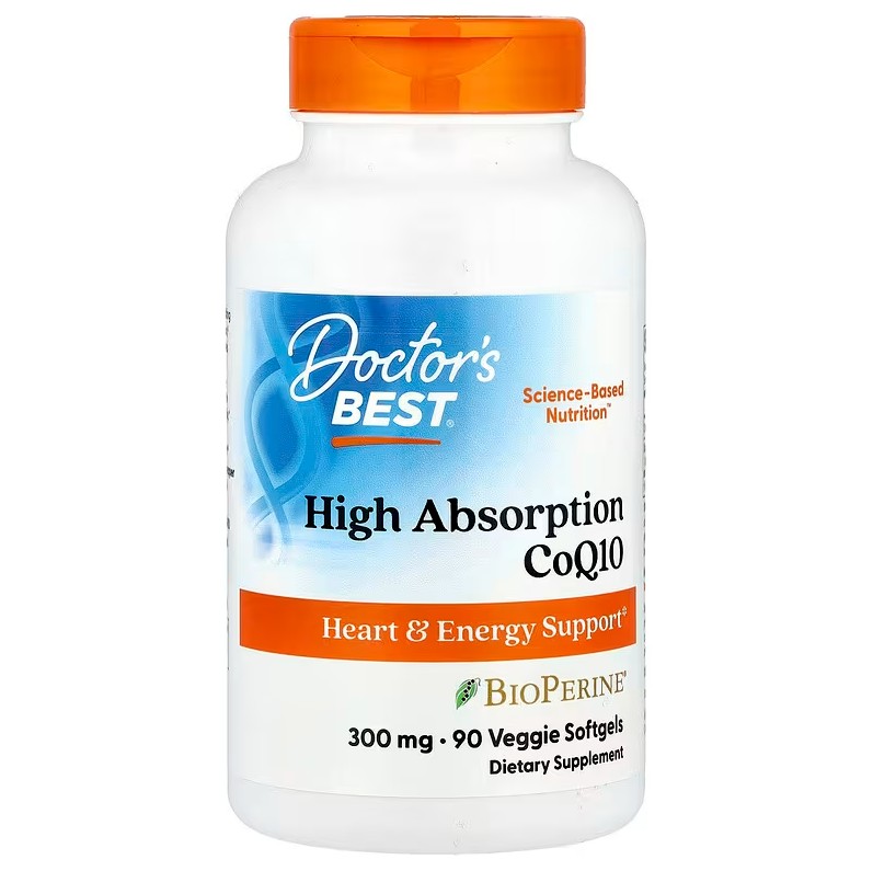 High Absorption CoQ10 with BioPerine, 300mg - 90 veggie softgels
