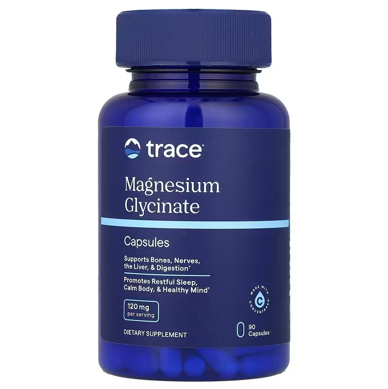 Magnesium Glycinate, 120 mg - 90 caps