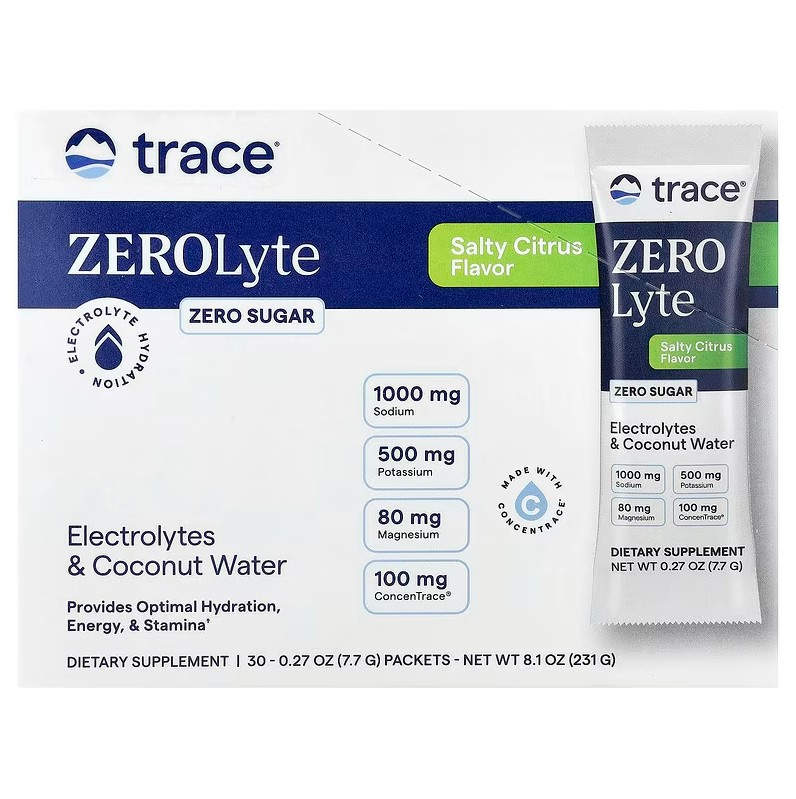 ZEROLyte, Salty Citrus - 30 packets